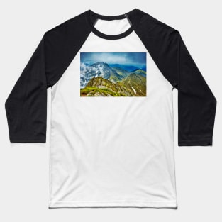 Fagaras mountain range in Romania Baseball T-Shirt